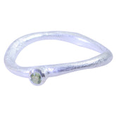 Ying Sophisticated Green Solitaire Ring Peridot Green